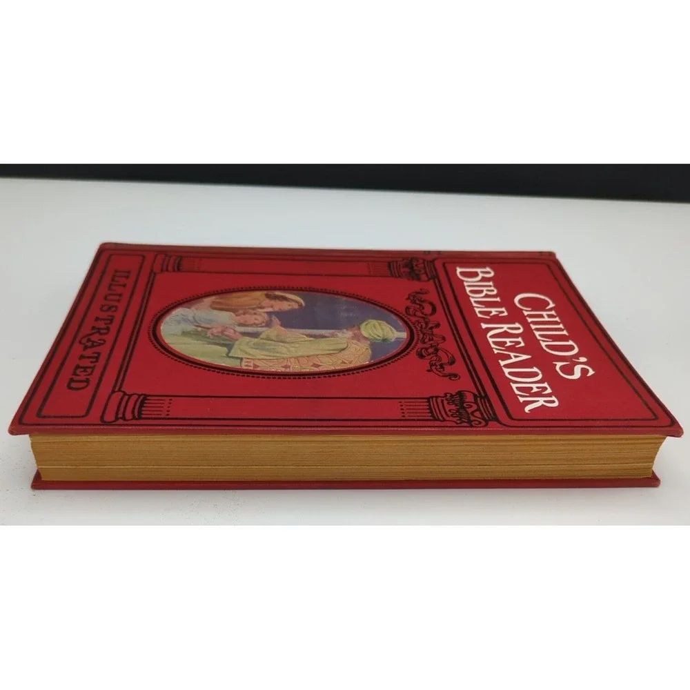 VTG 1962 Child's Bible Reader Illustrated With Color Plates By‎ Charlotte Yonge